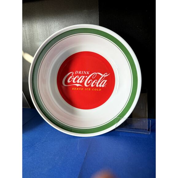 Vintage Coca-Cola (2) Serving Platter Trays & (4) Serving Bowls (plastic) - Picture 8 of 16